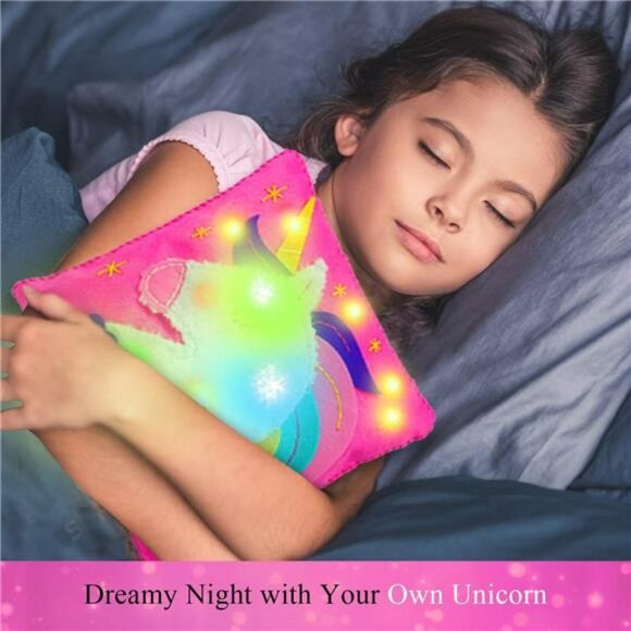 Unicorn Pillow Sewing kit for Kids Ages 8-12 - Easy Kids Crafts for Girls & Boys - Picture 3 of 6